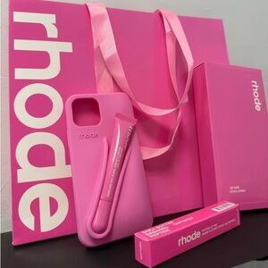 RHODE Vibrant Pink Phone Case Set